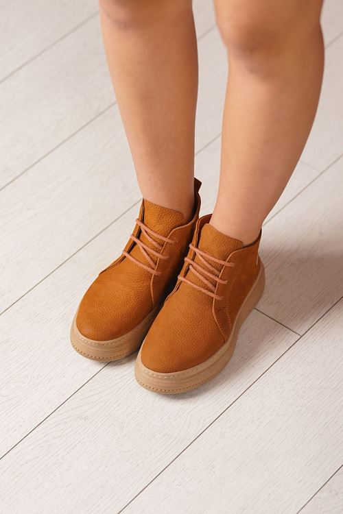 MAMMAMİA HAKİKİ DERİ KADIN BOT 153025K