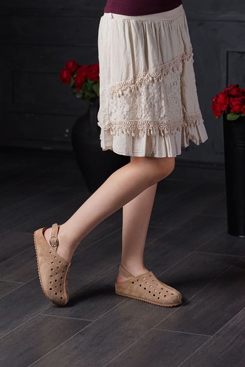 RUGANO HAKİKİ DERİ KADIN SANDALET 807125Y