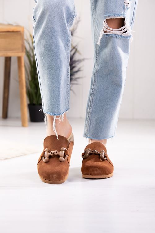 LİZSHOE HAKİKİ DERİ BAYAN TERLİK ZYN 776724Y