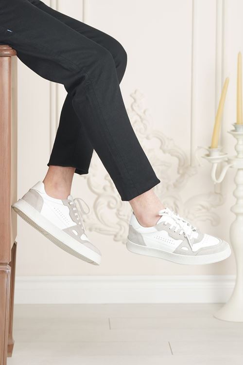 LUCIANO BELLİNİ HAKİKİ DERİ ERKEK SPOR AYAKKABI 1504124Y