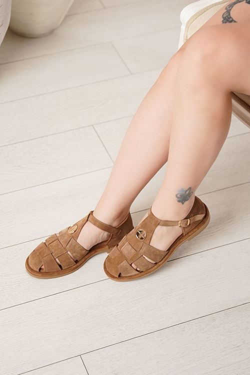 RACHEL HAKİKİ DERİ KADIN SANDALET 4020826Y