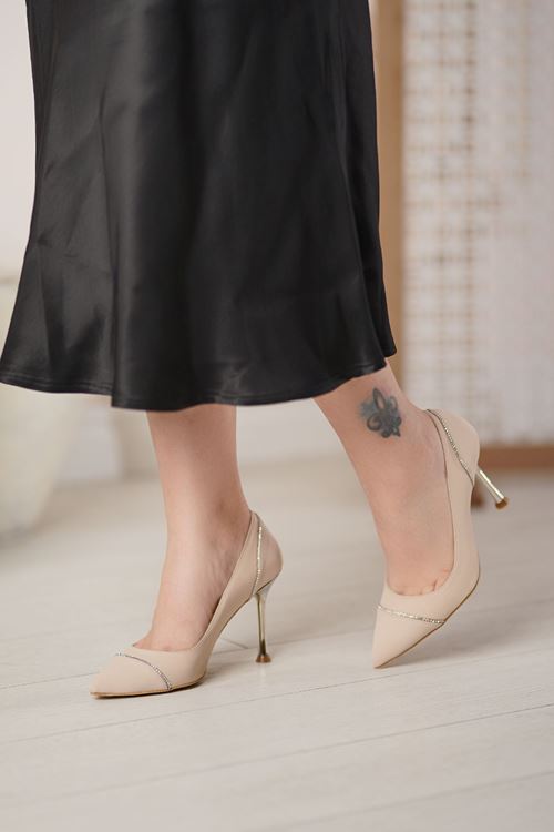 LİZSHOE KADIN TAŞLI STİLETTO PM 026-125Y