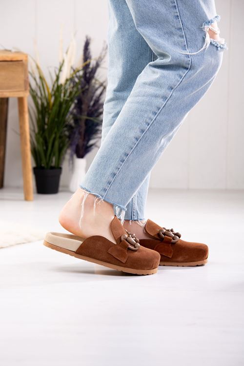 LİZSHOE HAKİKİ DERİ BAYAN TERLİK ZYN 776724Y