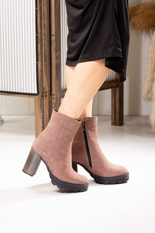 MAMMAMİA HAKİKİ DERİ KADIN GÜNLÜK BOT 509023K