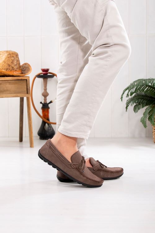 BRUNO ROSSİ HAKİKİ DERİ ERKEK GÜNLÜK AYAKKABI 824-124Y