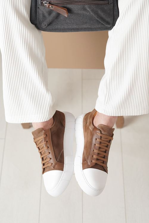 SCATTO HAKİKİ DERİ ERKEK SPOR AYAKKABI 1302524K