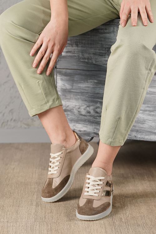 RACHEL HAKİKİ DERİ KADIN SPOR AYAKKABI 200426Y