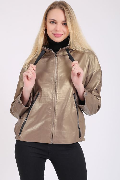 LİZ LEATHER KADIN DERİ MONT B02