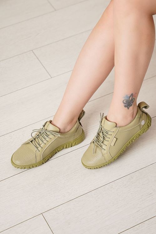 MAMMAMİA HAKİKİ DERİ KADIN GÜNLÜK AYAKKABI 14525Y