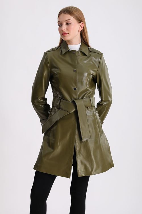 LİZ LEATHER KADIN DERİ MONT B04