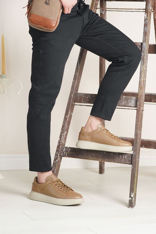 FOOTCAP HAKİKİ DERİ ERKEK GÜNLÜK AYAKKABI 420324K