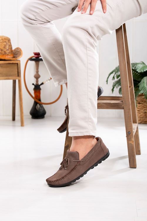 BRUNO ROSSİ HAKİKİ DERİ ERKEK GÜNLÜK AYAKKABI 824-124Y