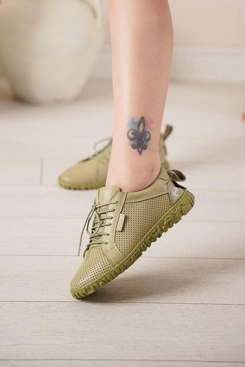 MAMMAMİA HAKİKİ DERİ KADIN GÜNLÜK AYAKKABI 14525Y