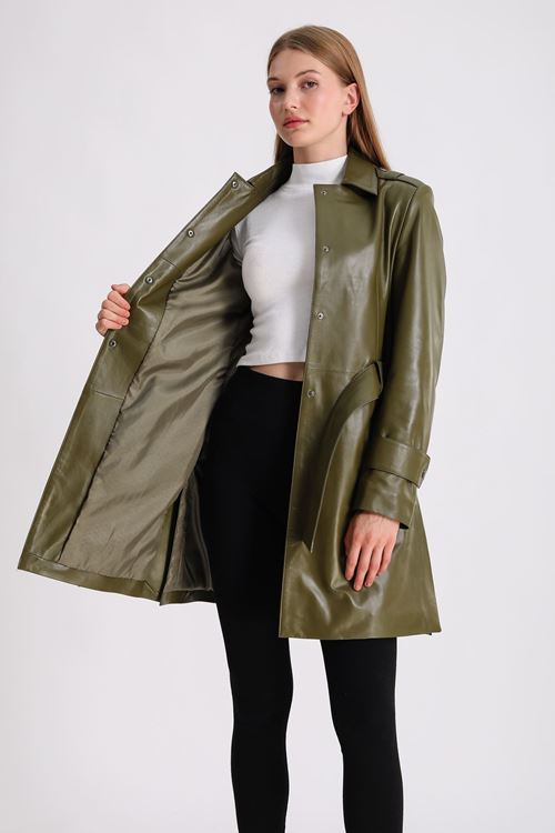 LİZ LEATHER KADIN DERİ MONT B04