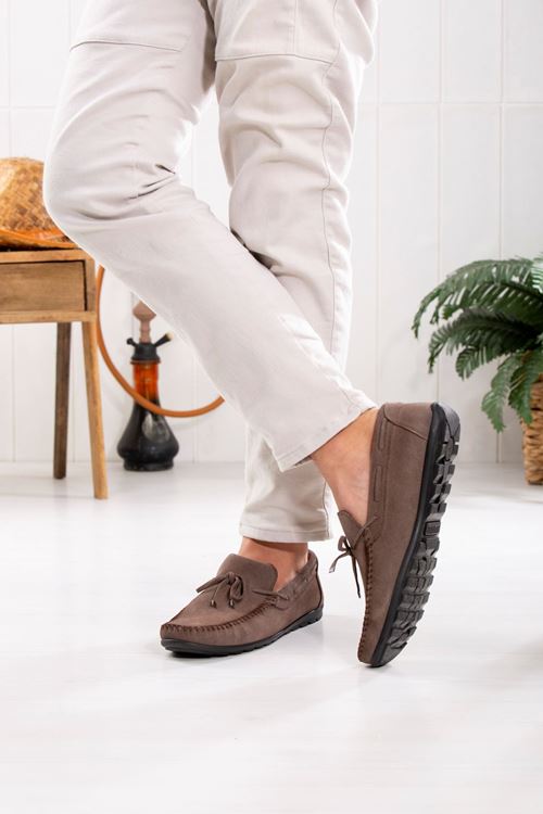 BRUNO ROSSİ HAKİKİ DERİ ERKEK GÜNLÜK AYAKKABI 824-124Y