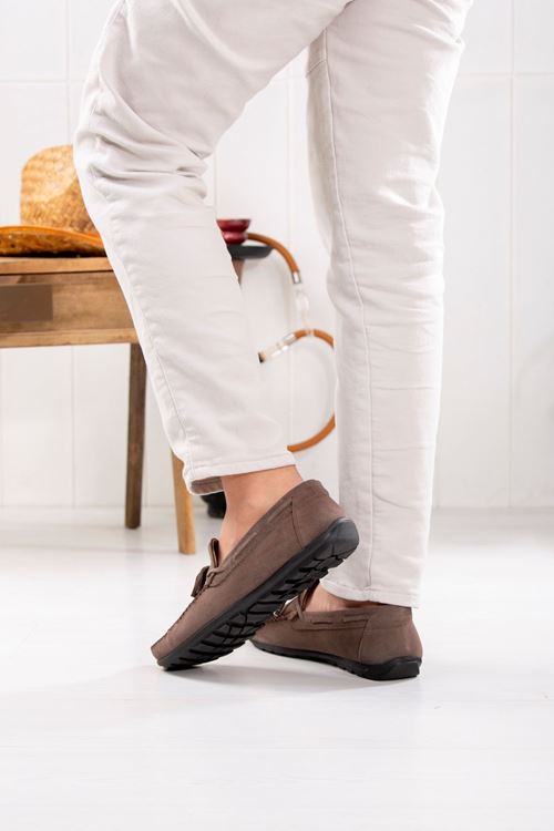 BRUNO ROSSİ HAKİKİ DERİ ERKEK GÜNLÜK AYAKKABI 824-124Y