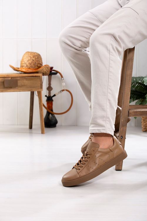 FOOTCAP HAKİKİ DERİ ERKEK GÜNLÜK AYAKKABI 270224Y
