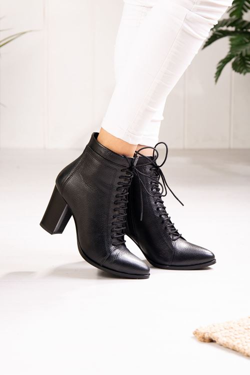 LİZSHOE HAKİKİ DERİ KADIN GÜNLÜK BOT KRL 23425K