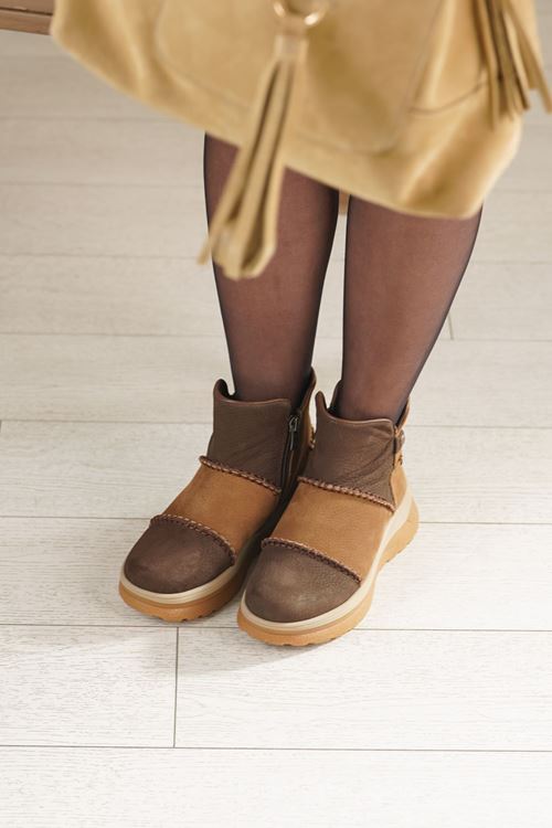 MAMMAMİA HAKİKİ DERİ KADIN BOT 409025K