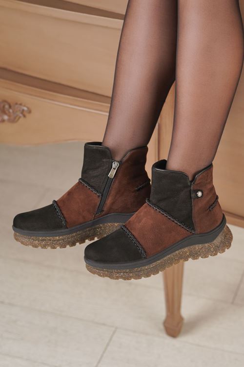 MAMMAMİA HAKİKİ DERİ KADIN BOT 409025K