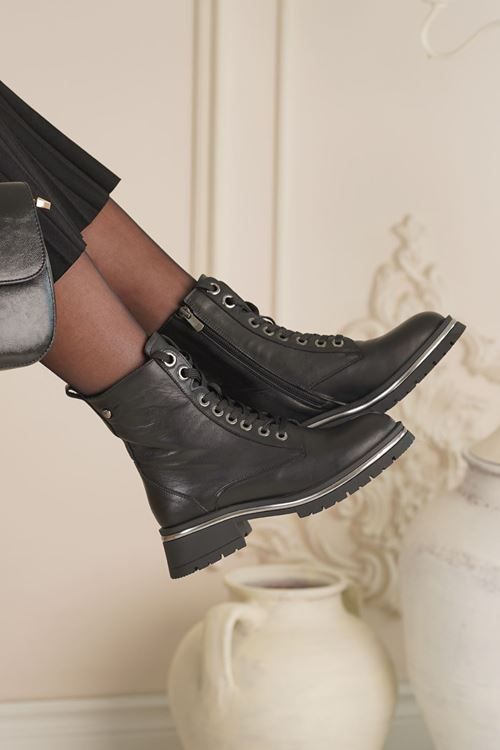 MAMMAMİA HAKİKİ DERİ KADIN BOT 461025K