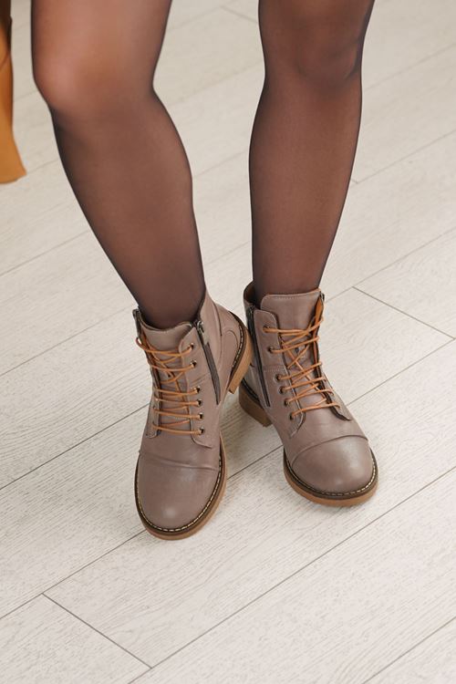 MAMMAMİA HAKİKİ DERİ KADIN BOT 403025K