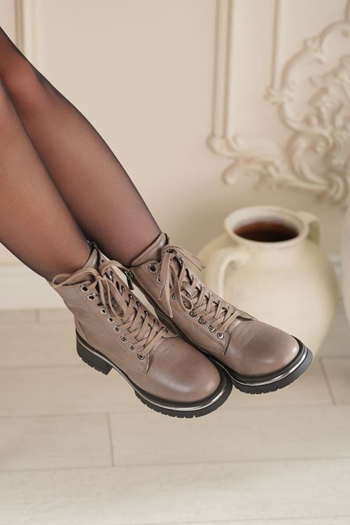 MAMMAMİA HAKİKİ DERİ KADIN BOT 461025K