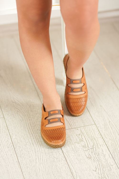 MAMMAMİA HAKİKİ DERİ KADIN AYAKKABI 68526Y