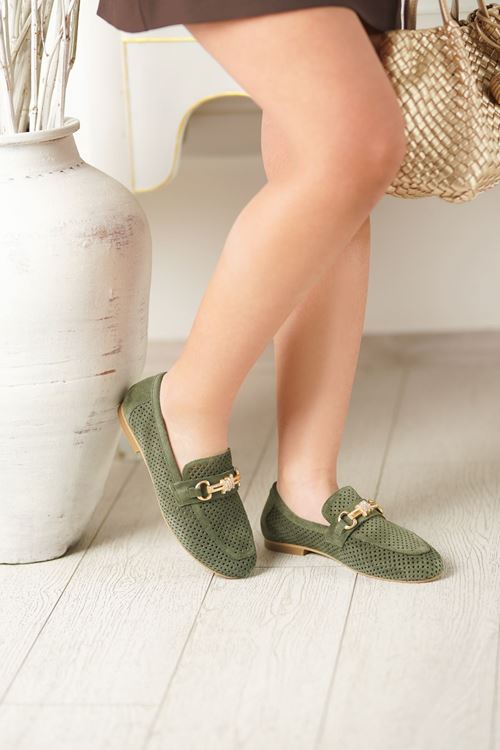 MAMMAMİA HAKİKİ DERİ KADIN BABET 28526Y