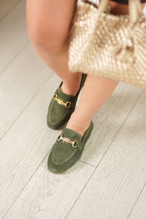 MAMMAMİA HAKİKİ DERİ KADIN BABET 28526Y