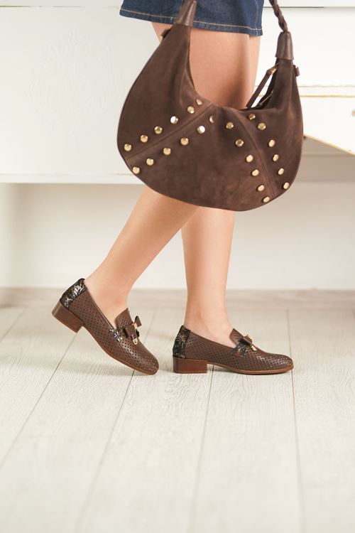 MAMMAMİA HAKİKİ DERİ KADIN AYAKKABI 331026Y