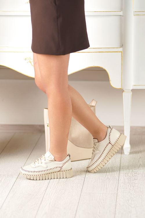 MAMMAMİA HAKİKİ DERİ KADIN AYAKKABI 385026Y