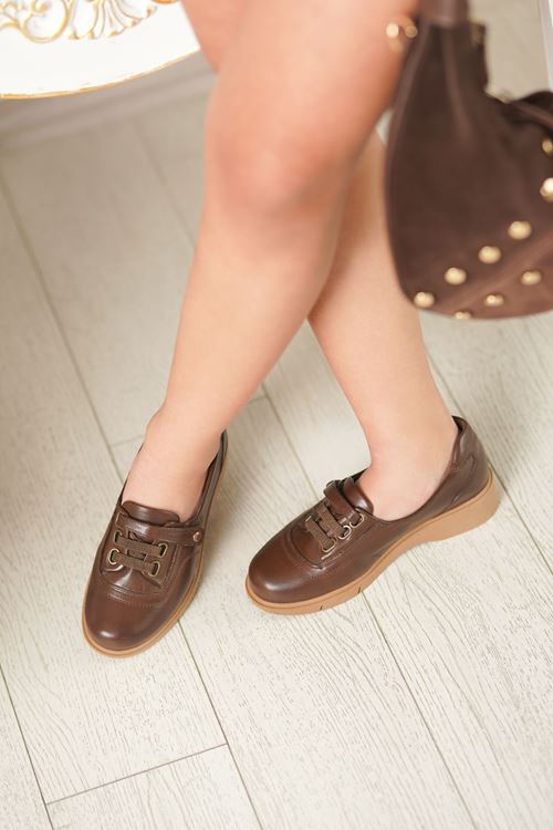 MAMMAMİA HAKİKİ DERİ KADIN AYAKKABI 359026Y