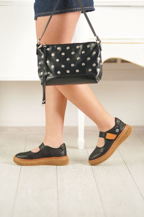 MAMMAMİA HAKİKİ DERİ KADIN AYAKKABI 757026Y