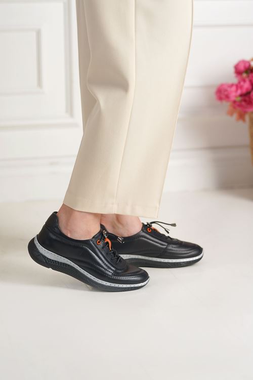 LİZSHOE HAKİKİ DERİ KADIN SPOR AYAKKABI KLMN 108526Y