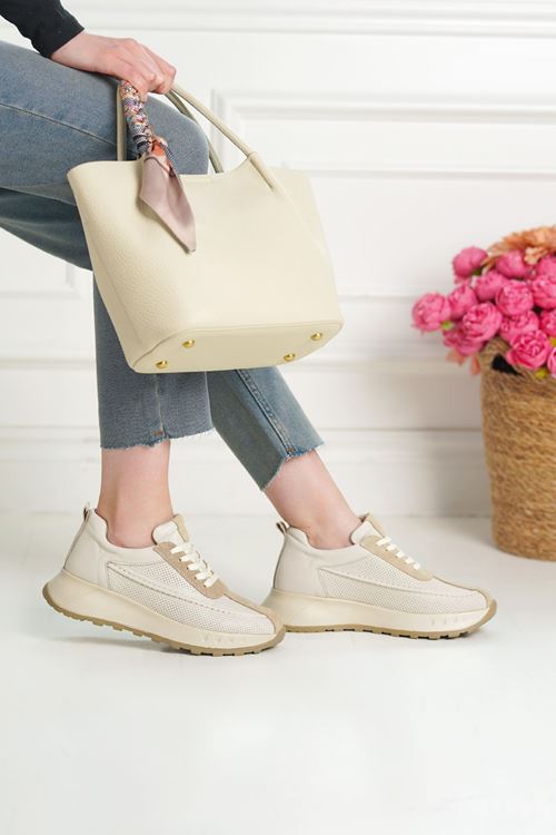 LİZSHOE HAKİKİ DERİ KADIN GÜNLÜK AYAKKABI KLMN 121526Y