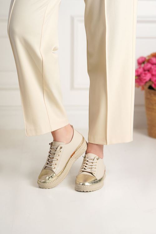 LİZSHOE HAKİKİ DERİ KADIN AYAKKABI MNR 516026Y