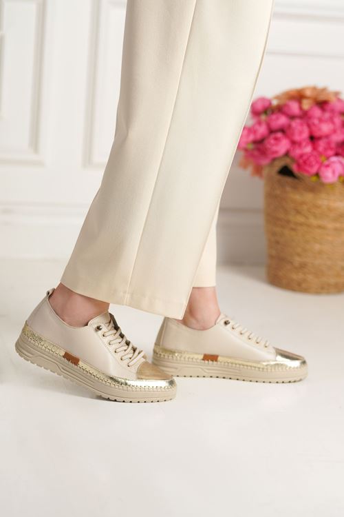 LİZSHOE HAKİKİ DERİ KADIN AYAKKABI MNR 516026Y