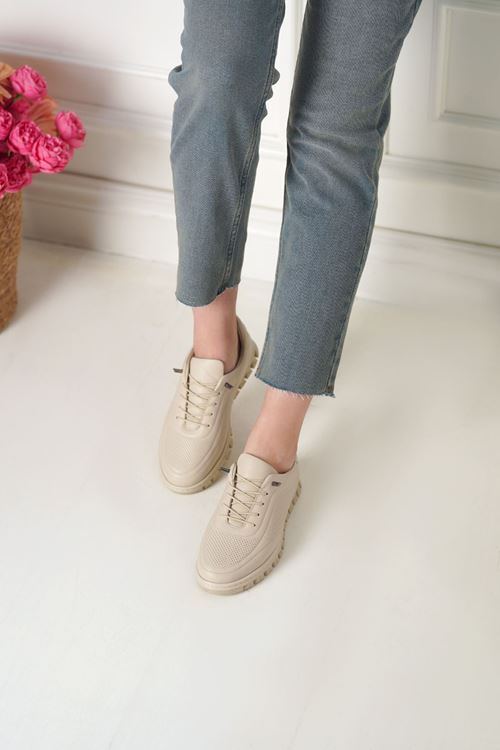 LİZSHOE HAKİKİ DERİ KADIN AYAKKABI MNR 800826Y