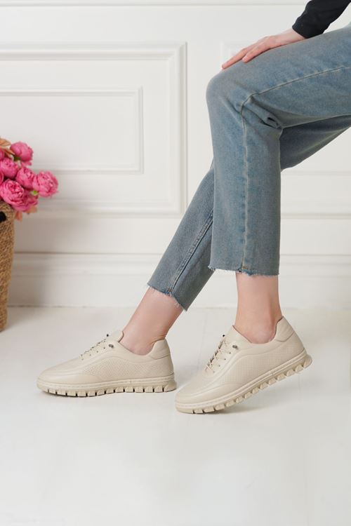 LİZSHOE HAKİKİ DERİ KADIN AYAKKABI MNR 800826Y