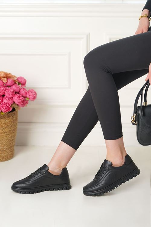 LİZSHOE HAKİKİ DERİ KADIN AYAKKABI MNR 800826Y