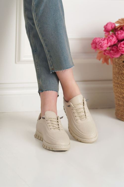 LİZSHOE HAKİKİ DERİ KADIN AYAKKABI MNR 800826Y