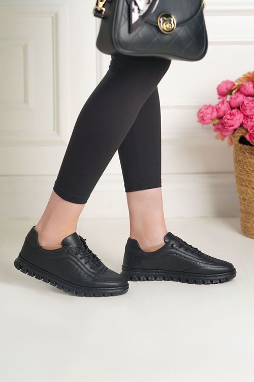 LİZSHOE HAKİKİ DERİ KADIN AYAKKABI MNR 800826Y