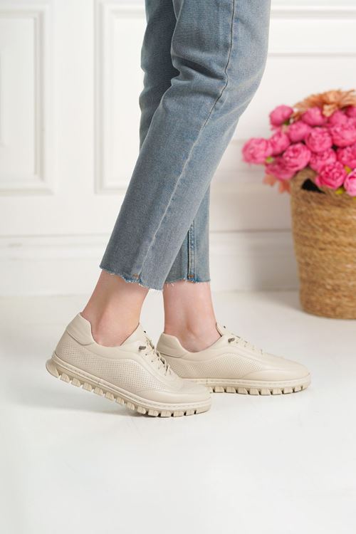 LİZSHOE HAKİKİ DERİ KADIN AYAKKABI MNR 800826Y