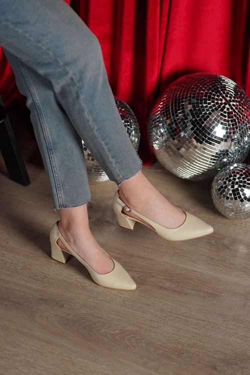 LİZSHOE HAKİKİ DERİ KADIN STİLETTO 38326Y