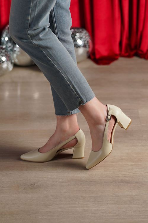LİZSHOE HAKİKİ DERİ KADIN STİLETTO 38326Y