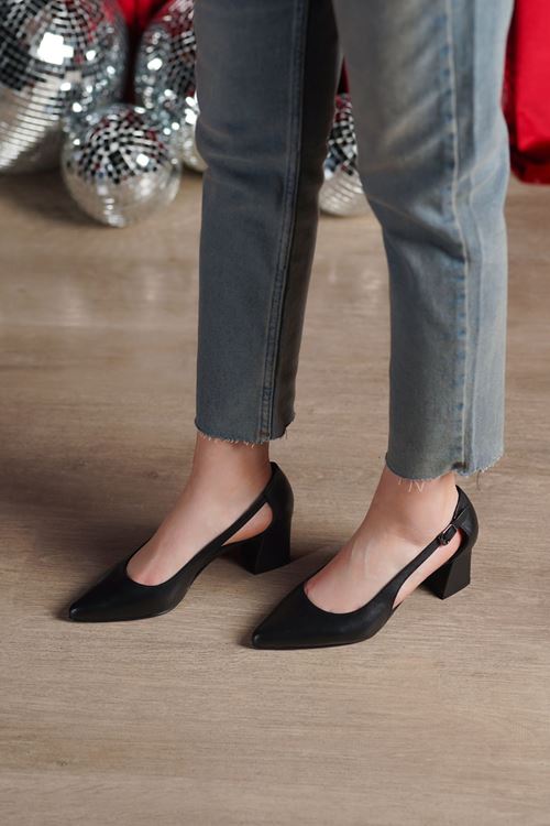 LİZSHOE HAKİKİ DERİ KADIN STİLETTO 38326Y