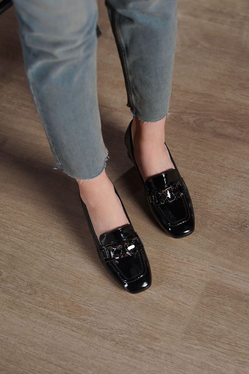 LİZSHOE HAKİKİ DERİ KADIN TOPUKLU AYAKKABI NİSH 254925K