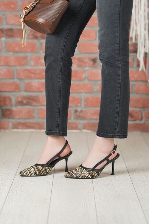LİZSHOE HAKİKİ DERİ KADIN STİLETTO MNZ 2695526Y