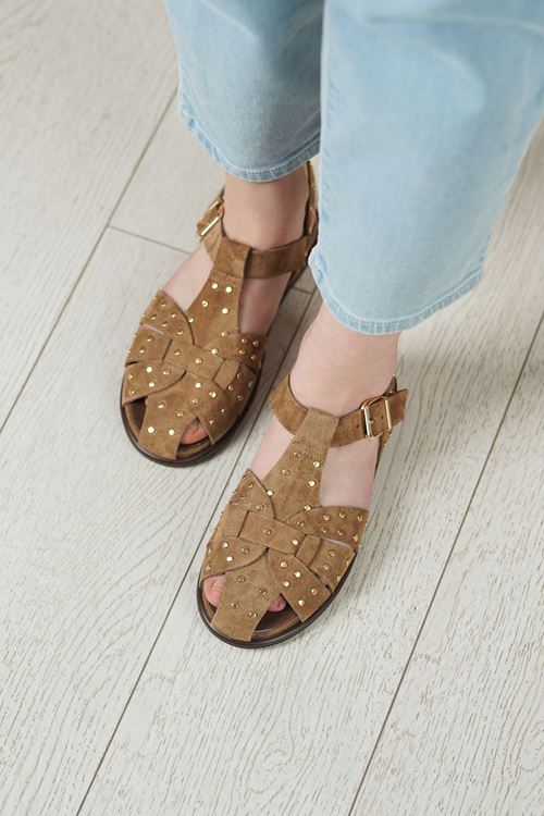 RUGANO HAKİKİ DERİ KADIN SANDALET 7126Y